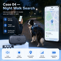 Traceur GPS GSM 2G GPRS WiFi étanche multi-moniteur pour animaux de compagnie, avec son et lumière, compatible PC, idéal pour le camping et les voyages en extérieur