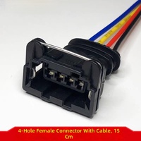 Konektor sensor colokan injektor bahan bakar otomotif 2p3p4p kabel harness konektor jantan dan betina 2-core 3-core 4-core