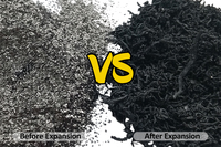 Vente directe d'usine de poudre de graphite expansé ultrafine, graphite en flocons industriel et réfractaire