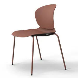 Modern Home Furniture New Design Plastic Stackable Chair Wholesale Cheap Dining Room Chairs