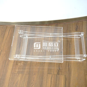 Nuovo Design Tavolino Trasparente in <span class=keywords><strong>Plexiglass</strong></span> <span class=keywords><strong>per</strong></span> Salotto e Balcone in Spazi Ristretti - Product Image 4