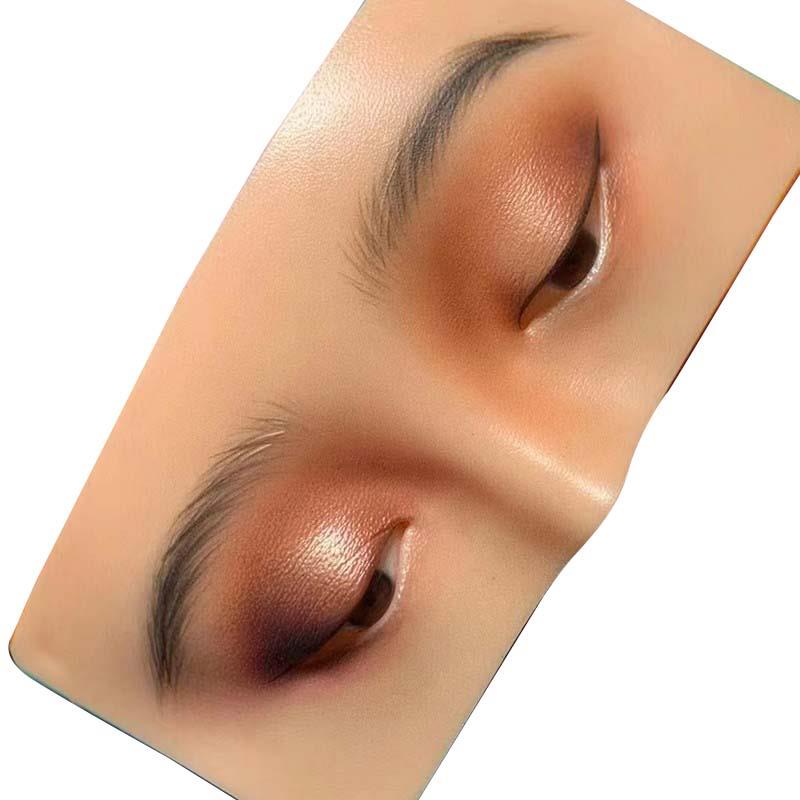 Красивая Реалистичная 3D 5D доска для практики макияжа глаз, микроблейдинга бровей, силиконовая подушка для практики макияжа кожи