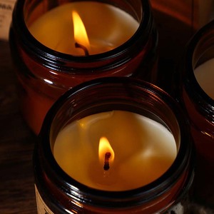 Candele Profumate per la Casa, Regali per Uomini, Regali di Aromaterapia per Papà Festa del Papà, Candela di Soia con Fragranze di Pelle/Fumo e <span class=keywords><strong>Vaniglia</strong></span>/Quercia/Lavanda - Product Image 5