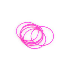 2025年新デザイン人気販売中シリコン製紐ブレスレットリストバンド、様々な色のブレスレットを販促やビジネスギフトに - Product Image 5