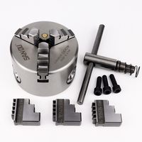 Mandrin auto-centrant à 3 mors SANOU K11-80 Pro de 80 mm, haute concentricité 0,03 mm, pour micro-precision