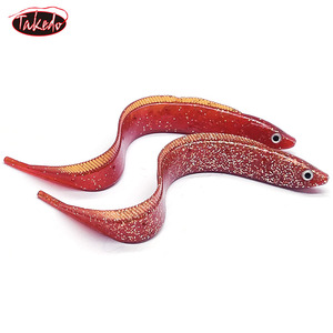 TAKEDO JJ02 Señuelos de Pesca EN EL Mar, Cebo de Cola de Pelo de 15CM/22CM/28CM, Anguila Artificial Suave para Lucio - Product Image 2