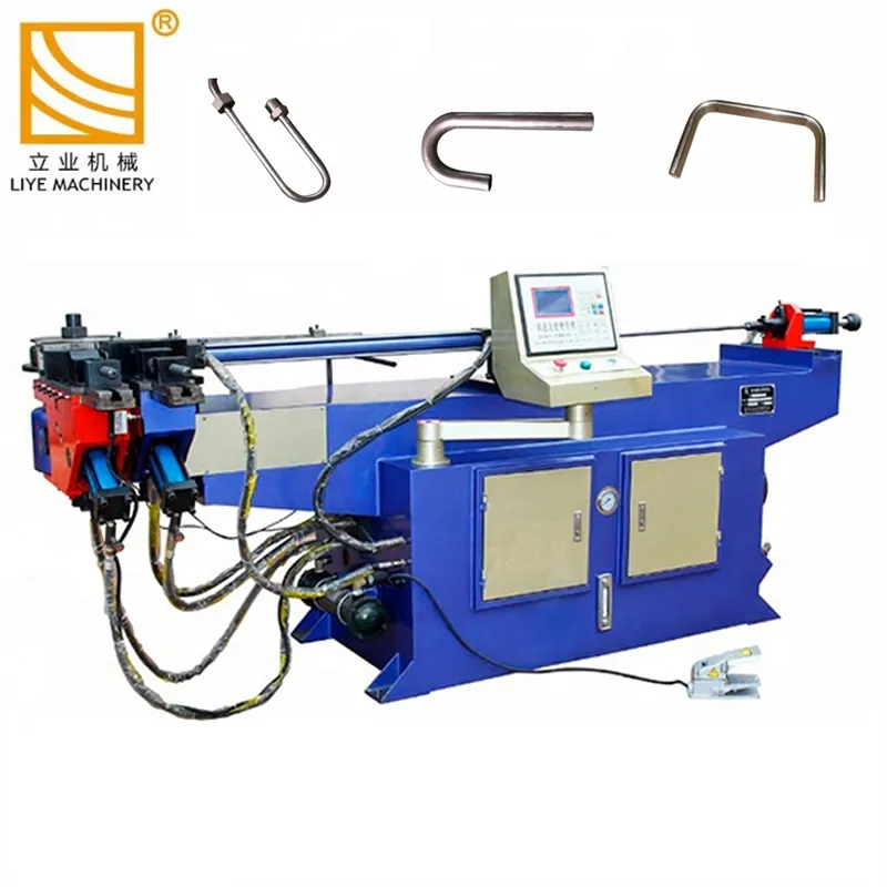 Manual Pipe Tube Metal Bender Price DW38NC Steel Pipe Bending Machine NC Semi automatic tube bending machine