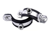 Collier de serrage métrique réglable avec revêtement en caoutchouc