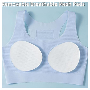 Sujetador Deportivo para Niñas Adolescentes, Sin Costuras, con Relleno Extraíble, Bralette con Ligeramente Soporte en la Espalda para Edades de 8 a 18 Años - Product Image 3