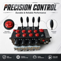 Control Remoto para Grúa 12V/24V, 4 Palancas, Control Remoto Inalámbrico por Radio, Control Remoto para Válvula Solenoide, Controles Remotos Inalámbricos