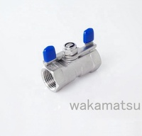 DN10 DN20 DN50 Eau Forgée Vapeur Air Pétrole Gaz SS304 SS316 1/4 ''1/2'' Vanne à Bille Filetée en Acier Inoxydable à Compression