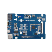 Mini-ordinateur NAS de stockage en réseau pour module de calcul Raspberry Pi 4, avec écran LCD de 2 pouces, en option pour module CM4