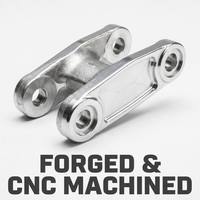 Composants de potence de VTT forgés sur mesure avec précision, usinage CNC, anodisés, prix compétitif direct usine et certifiés CE