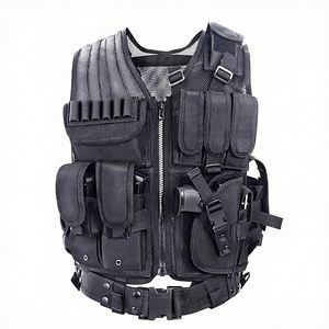 Gilet tactique de style militaire pour jeux CS en extérieur, ajustement réglable, unisexe, pour l'entraînement - Product Image 1