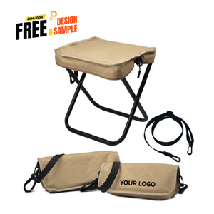 Wholesale Customizable Portable <b>Folding</b> Chair with Crossbody Bag for Hiking Fishing Camping Picnics - Product Image 4