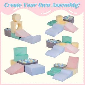 Bloques de Escalada para Bebés, Gimnasio de Espuma para Niños Pequeños con Base Antideslizante, Escalador Sensorial, Juego de Actividades para Escalar y Gatear en Interiores - Product Image 4