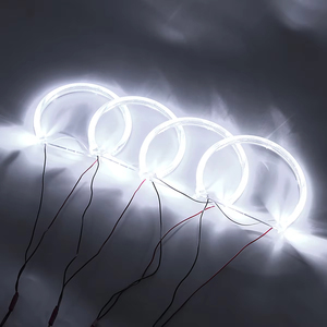 131mm 146mm LED yeux pour <span class=keywords><strong>BMW</strong></span> 3 5 <span class=keywords><strong>7</strong></span> série E46 <span class=keywords><strong>E39</strong></span> E36 E38 voiture Halo lumières Auto accessoires Tuning bricolage lumière diurne - Product Image 6