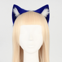 Serre-tête artisanal style japonais avec oreilles d'animaux, accessoire de cosplay oreilles de chat, accessoire de tenue Lolita mignon, accessoire viral