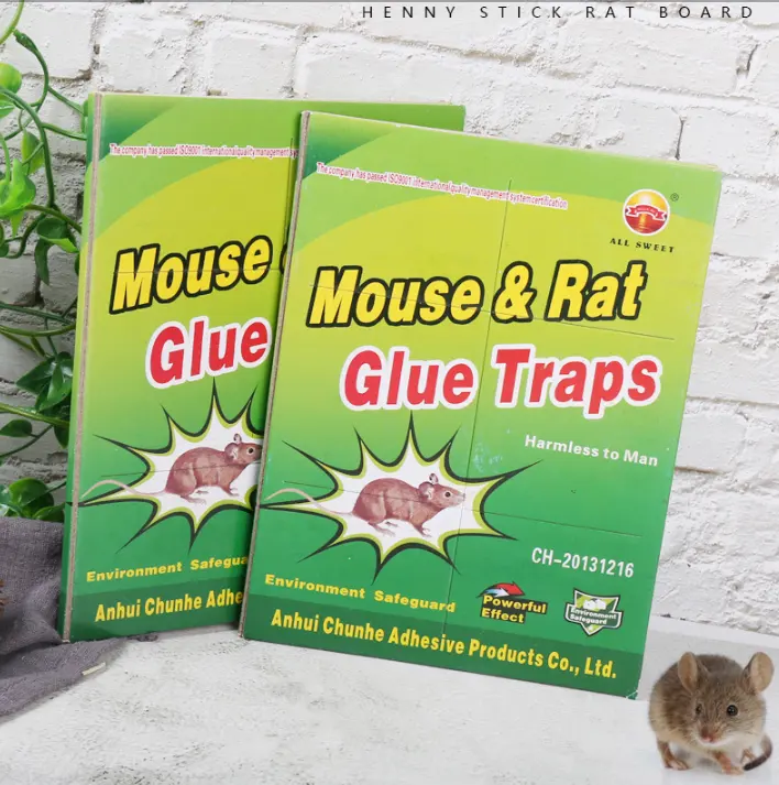 Plaque de souris jetable, multi-loquet, piège à souris, planche de colle, pièges à Rats/souris, tampons collants