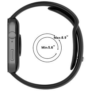 Bracelet de montre en silicone souple pour <span class=keywords><strong>Huawei</strong></span> Fit 4 <span class=keywords><strong>Pro</strong></span>/Fit 3, bracelet sport à fermeture à pression réglable, plusieurs couleurs unies disponibles - Product Image 6