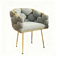 Chaise à bulles de luxe, tabouret de maquillage, chaise de coiffeuse pour la maison, le bureau, le salon, pour le nail art, chaise à pain