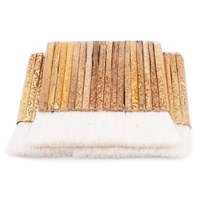CIC artiste pinceau aquarelle laine peinture à l'huile bambou rangée mouton cheveux merlu brosse Nylon cheveux matériel