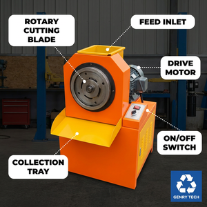 Macchina Industriale per Smontaggio Filtri Olio Genrytech, 250kg/h, Attrezzatura per Riciclaggio Filtri Usati, Potenza 1kw, Garanzia 1 Anno, Produzione di Fabbrica - Product Image 3