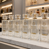 Étiquettes personnalisées en PET ultra-transparentes avec estampage à chaud, impressions dorées brillantes pour emballages de parfums et désodorisants