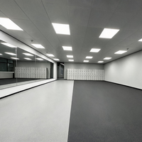 Sol sportif Runsure imperméable et ignifuge en polychlorure de vinyle, à poser directement sur le béton pour studio de Taekwondo, certifié EN 14904