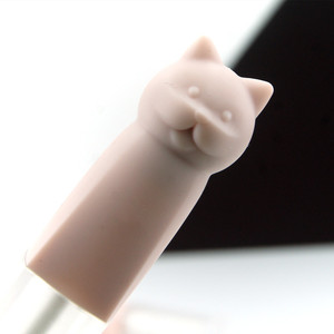 Capuchon de tête de chat carré semi-transparent de haute qualité de luxe brillant à lèvres liquide fard à paupières <span class=keywords><strong>tube</strong></span> vide disponible maintenant - Product Image 1