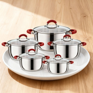 Batterie de cuisine antiadhésive polyvalente et durable Sartenes Batterie de cuisine élégante - Product Image 5