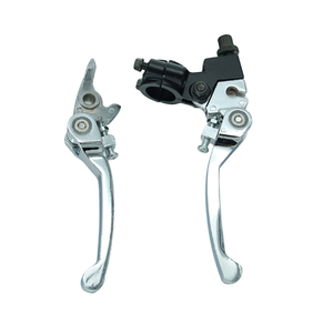 Palanca de embrague plegable para carretera, palancas de manija de freno de aleación para bicicleta de cross, compatible con Crf Klx Pit, Kit de embrague hidráulico corto POWERMOTOR - Product Image 1