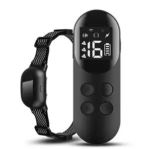 Remote Pet Training Products IP68 Waterproof Electronic Shock Dog Training Collar With Bark Control