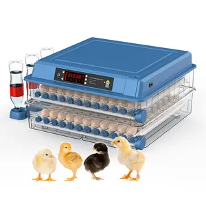 Couveuse automatique à double douchette de 320 capacité pour oeufs de caille Couveuse à oeufs de poule de 128 capacité