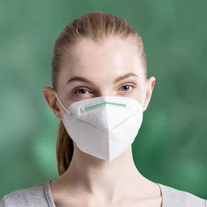 قناع قابل لإعادة الاستخدام مضاد للغبار من POWECOM، قناع KF94 ثلاثي الطبقات من القماش غير المنسوج قابل للطي مع مشبك أنف قابل للتعديل وحلقات للأذن - Product Image 3