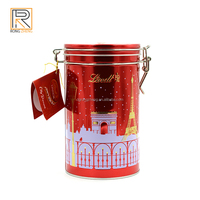 Boîte de rangement hermétique pour noix, grains, grains de café, boîte en étain, pot avec valve de dégazage, finition mate pour aliments en conserve