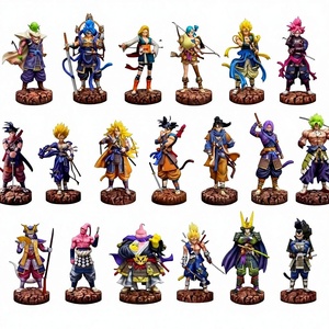 Figurines PVC de collection GK : Goku, Monkey Gohan, Broly, Vegeta, Gitte, Buoflisa, Salu (positions debout ou tenues dans la main) - Product Image 1