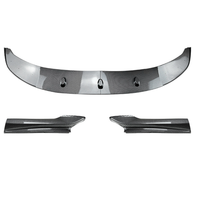 2025 gaya baru kit bodi mobil hitam mengkilap Splitter depan bibir olahraga 2011-2017 untuk BMW 5 seri F10 M kualitas tinggi bibir Bumper mobil