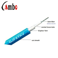 Cable de Fibra Óptica GJFXTKV para Interiores/Exteriores, Fabricado en China, Precio al por Mayor, 2 y 4 Núcleos