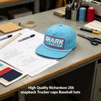 Gorra de Béisbol Personalizada con Bordado de Logotipo, de Alta Calidad, Sin Estructura, de 5 Paneles, con Visera Plana, Cierre a Presión, de Secado Rápido, con Cuerda de Nailon, Estilo A-Frame