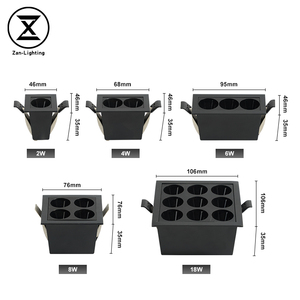 Mini foco moderno de gran venta, foco LED de ahorro de energía para interiores del hogar, incrustación de aluminio para sala de estar empotrada - Product Image 2