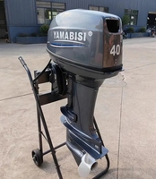 Moteur hors-bord 40 CV le plus vendu, Yamabisi 2 temps, moteur de bateau robuste pour les grands bateaux, usage commercial