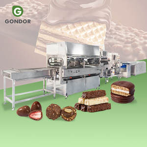 Tunnel de refroidissement à bande de 1000 mm x 400 mm pour la production de barres de chocolat enrobées par trempage pour machine à chocolat - Product Image 1