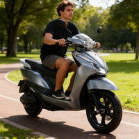 Nuevo Scooter Eléctrico para Adultos, Económico, de 2 Plazas, Motocicleta Eléctrica de Dos Ruedas para Carreras, en Venta con Certificado CE/COC/E-mark/DOT
