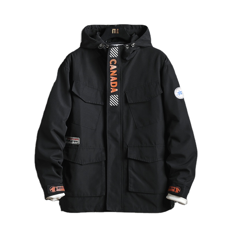 Модная повседневная одежда с принтом Мужская куртка с капюшоном; Сезон весна-осень; Удобные модные Кардиган Куртка M ~ 7XL