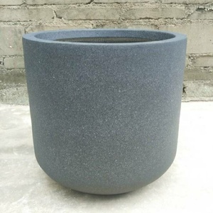 <span class=keywords><strong>Macetas</strong></span> de flores de cilindro de arcilla de fibra de vidrio para decoración interior - Product Image 6