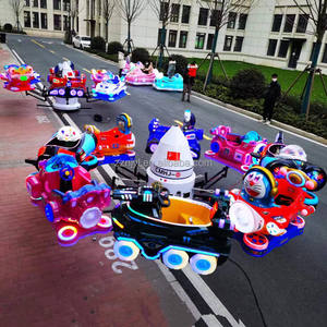 Parco cittadino strutture giochi per bambini incandescente elettrico ruotando su e giù per piccoli bambini aerei che guidano giostre Game Plaza - Product Image 3