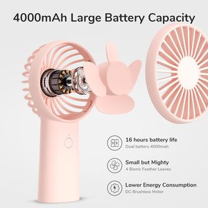 Ventilateur portable USB rechargeable mini, idéal pour les extensions de cils - Meilleure vente en gros - Product Image 5