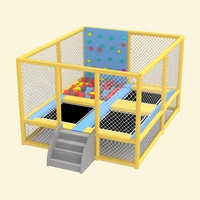 Equipo Comercial para Parques de Trampolín Cubiertos, Arena de Trampolín Multifuncional Personalizada para Niños y Adultos