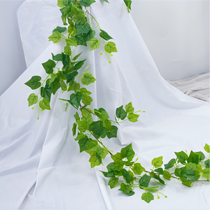 Guirlande <span class=keywords><strong>de</strong></span> <span class=keywords><strong>vigne</strong></span> artificielle <span class=keywords><strong>de</strong></span> 180 cm, réaliste, avec des veines et des tiges, pour <span class=keywords><strong>la</strong></span> décoration murale et <span class=keywords><strong>la</strong></span> verdure intérieure - Product Image 4